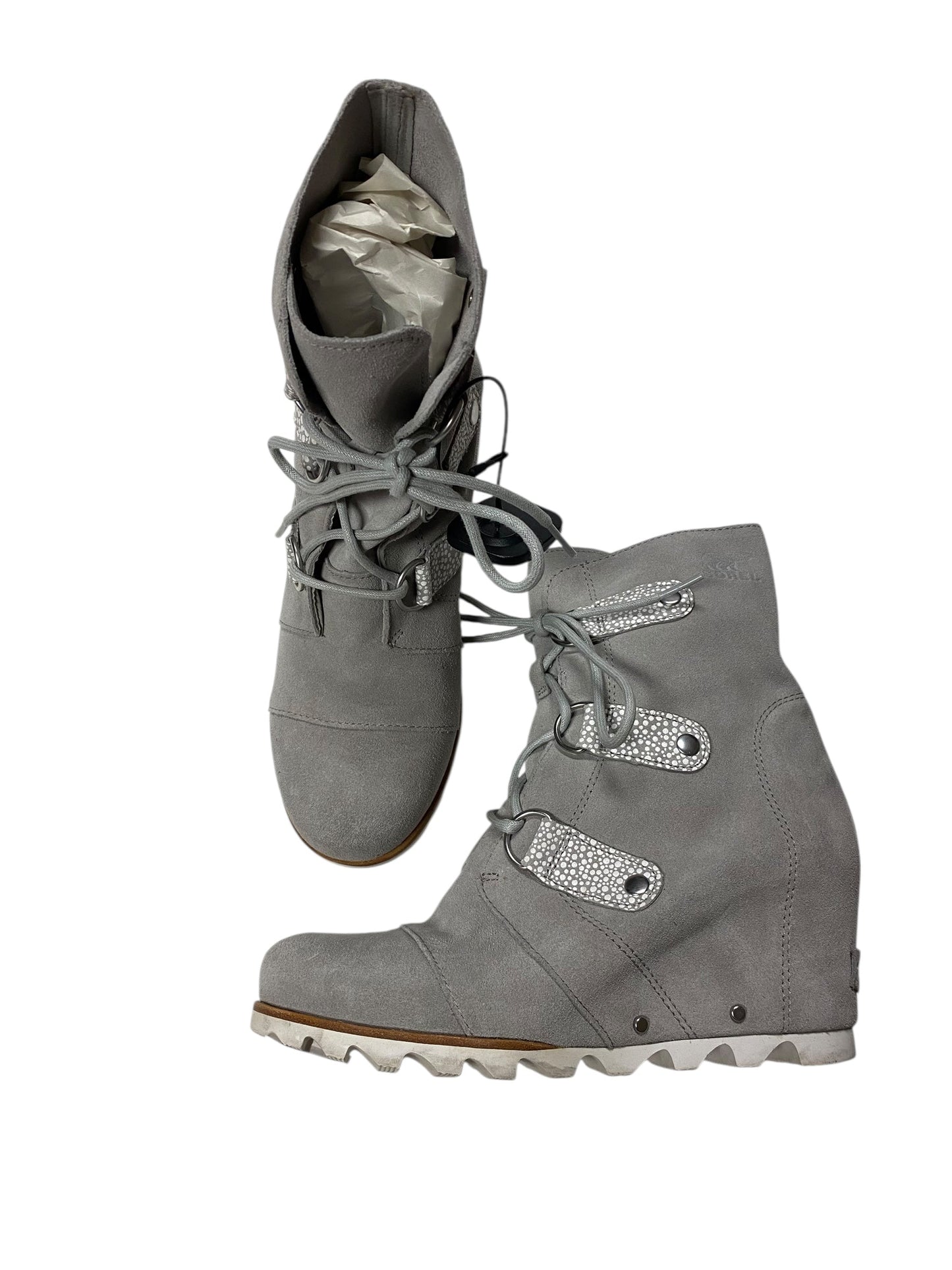 Boots Designer By Sorel In Grey, Size:8