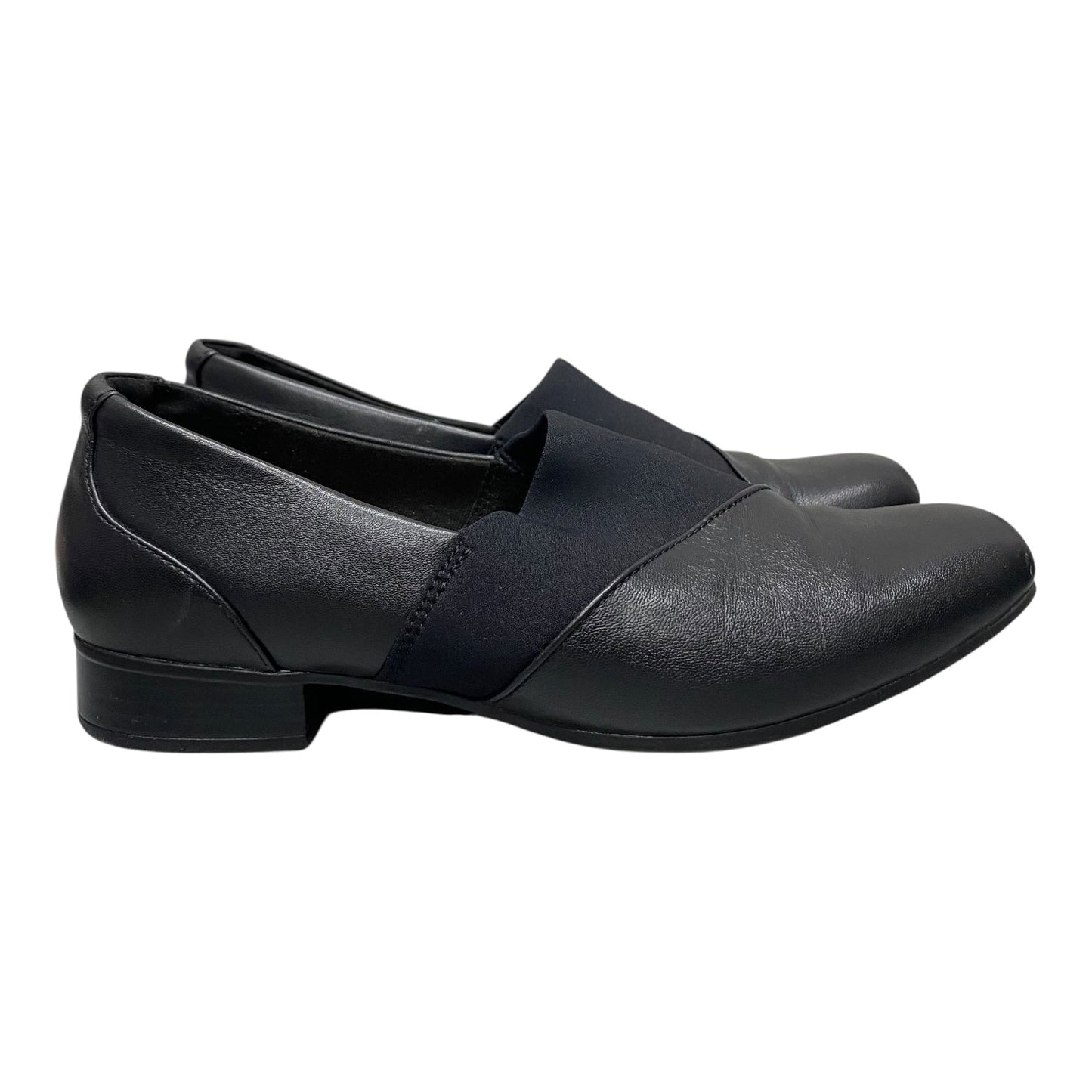 Shoes Flats By Clarks In Black, Size:8.5