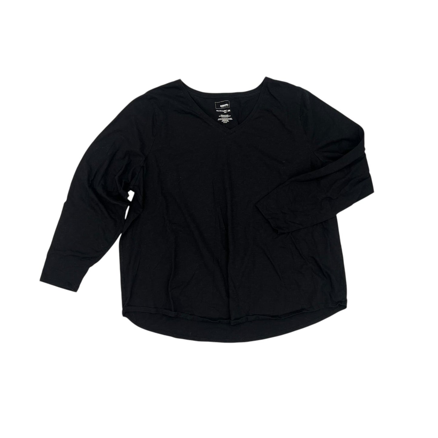 Top Ls By Sonoma In Black, Size:3X