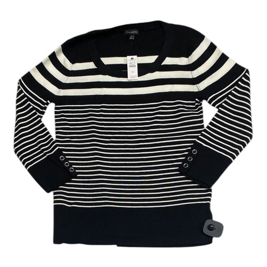 Sweater By Talbots In Black & White, Size:Xs