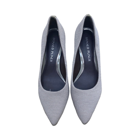 Shoes Heels Block By Donald Pliner In Grey, Size:6