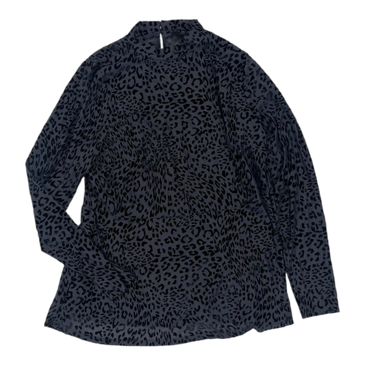 Blouse Ls By Lane Bryant In Leopard Print, Size:L