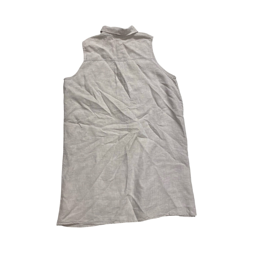 Dress Casual Short By Sigrid Olsen In Grey, Size:1X