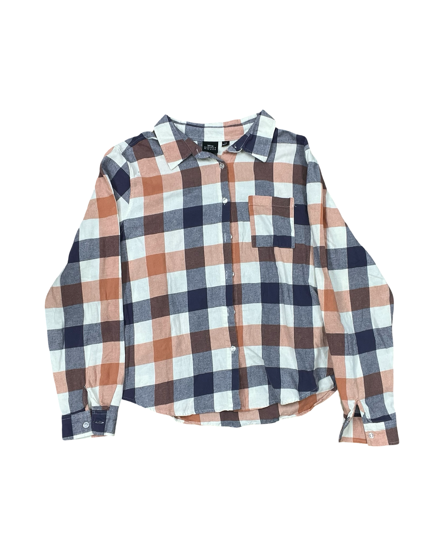 Blouse Ls By Disney In Black & Orange, Size:L