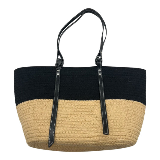 Handbag By Clothes Mentor In Black & Brown, Size:Medium