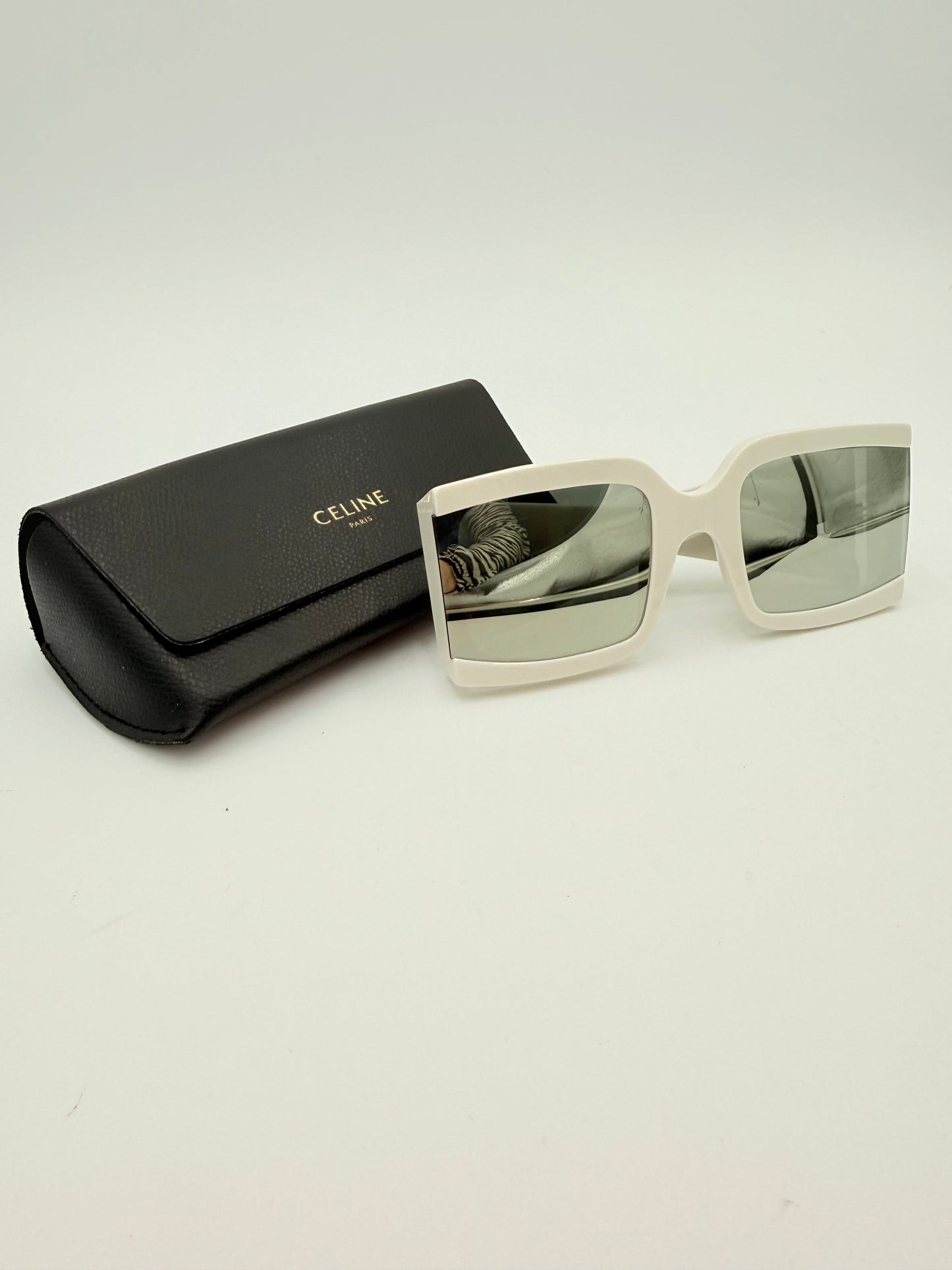 Sunglasses Luxury Designer By Celine In Cream
