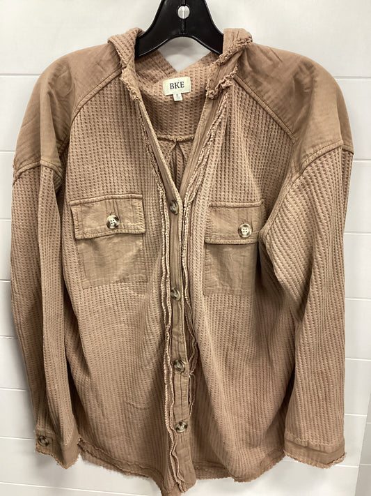 Top Ls By Bke In Tan, Size:S