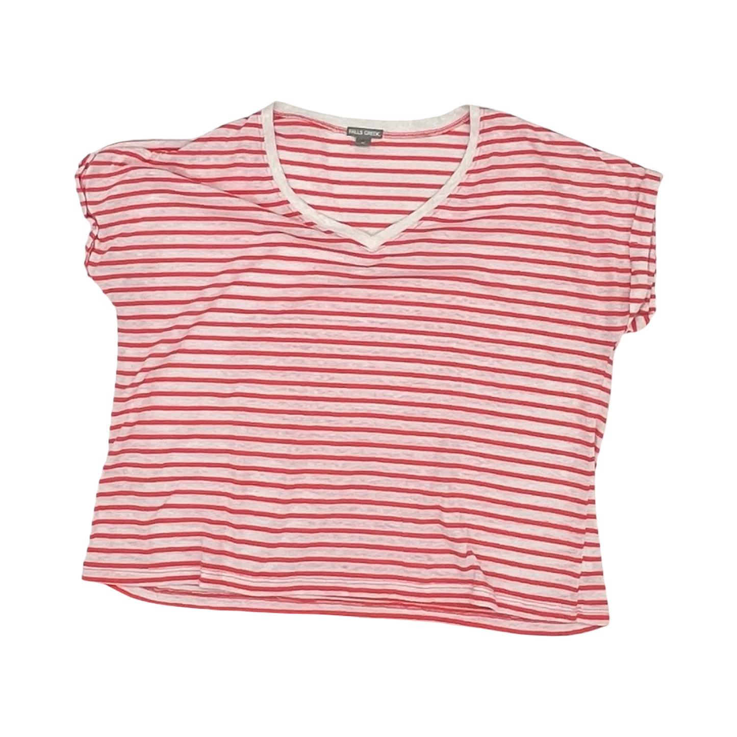 Top Ss By Falls Creek In Orange & White, Size:Xl