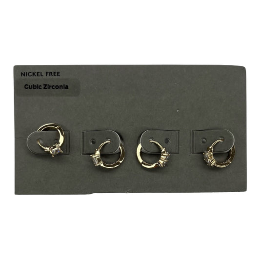 Earrings Other By Clothes Mentor In Gold, Size:02 Piece Set