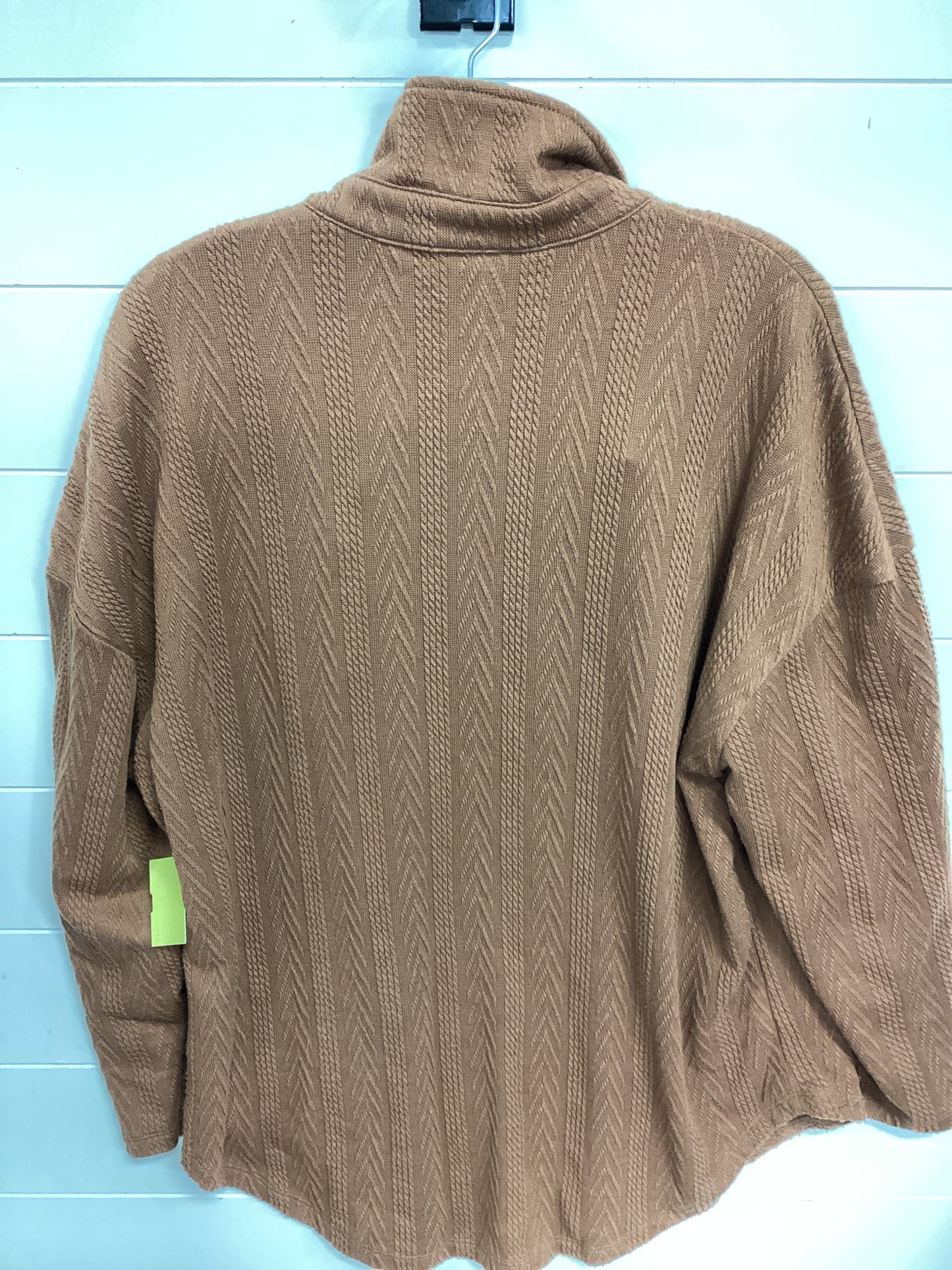Jacket Fleece By Emery Rose In Brown, Size:M