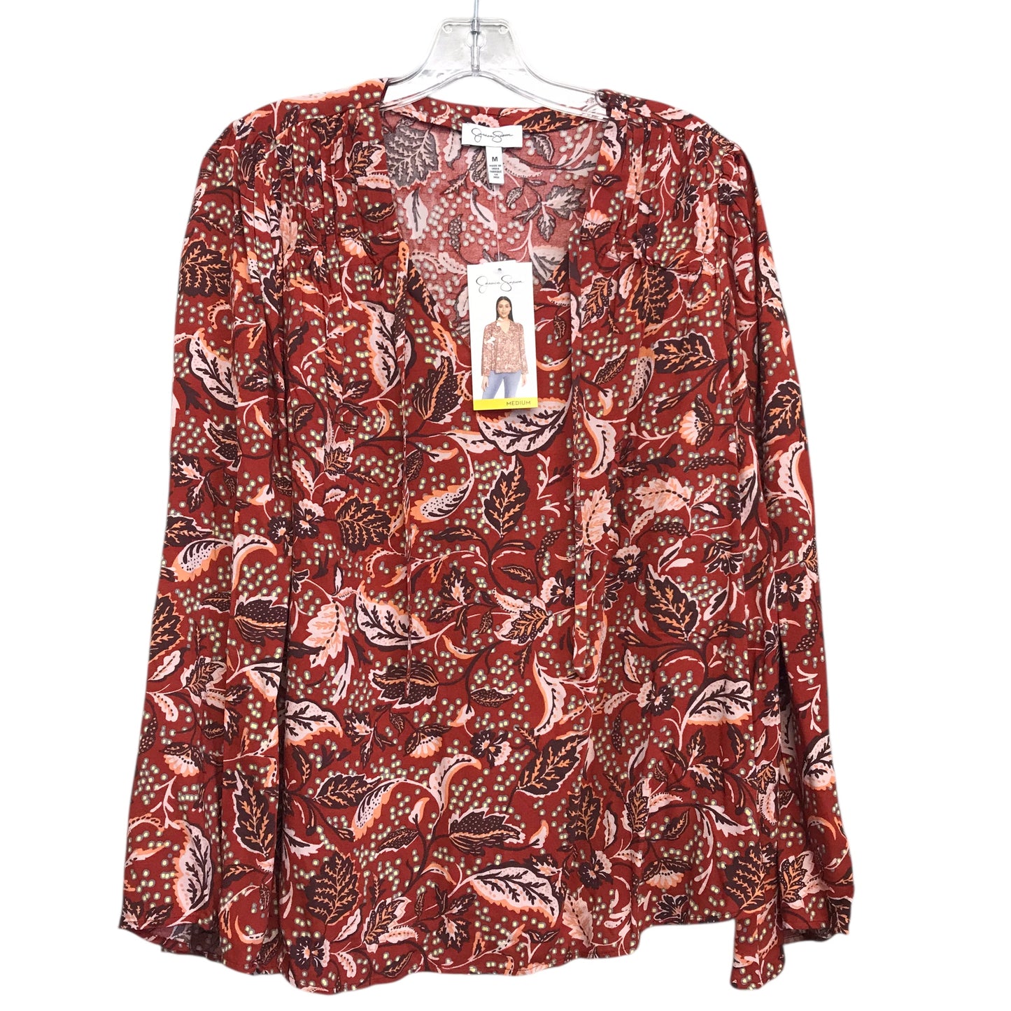 Top Ls By Jessica Simpson In Floral Print, Size:M