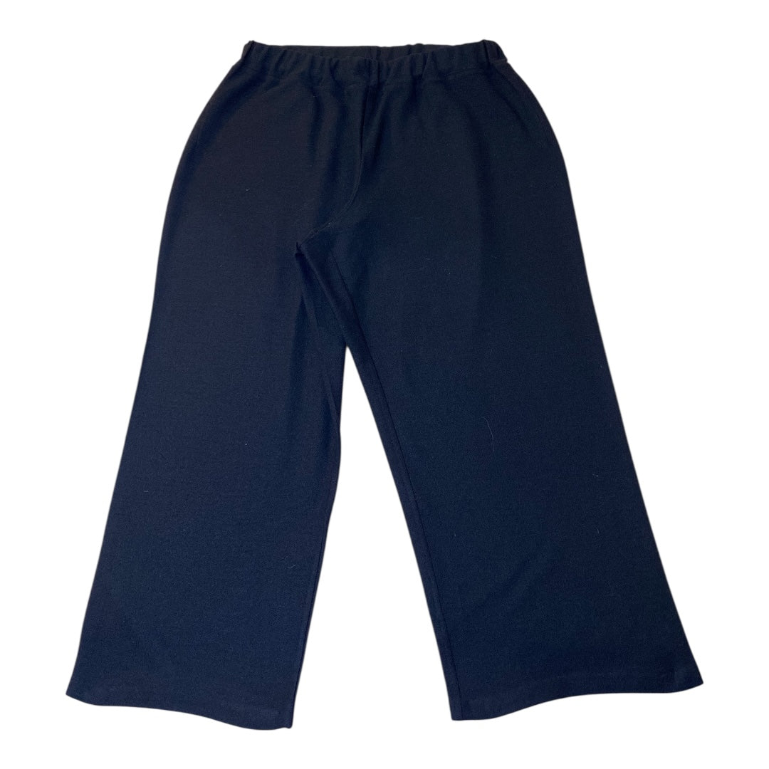 Pants Designer By Eileen Fisher In Black, Size:L
