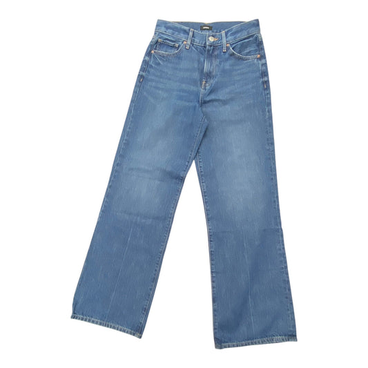 Jeans Wide Leg By Express In Blue Denim, Size:2