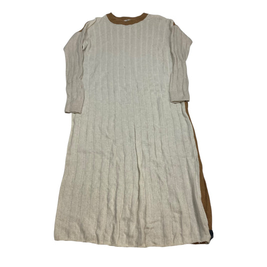 Dress Sweater By Madewell In Tan, Size:Xxs