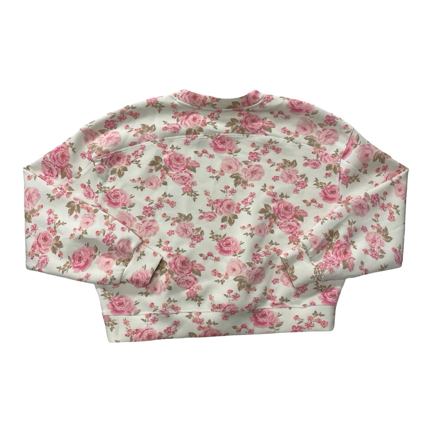 Athletic Sweatshirt Crewneck By As Revival In Floral Print, Size:M