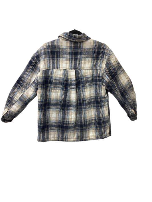Jacket Fleece By  Cmc In Plaid Pattern, Size:S