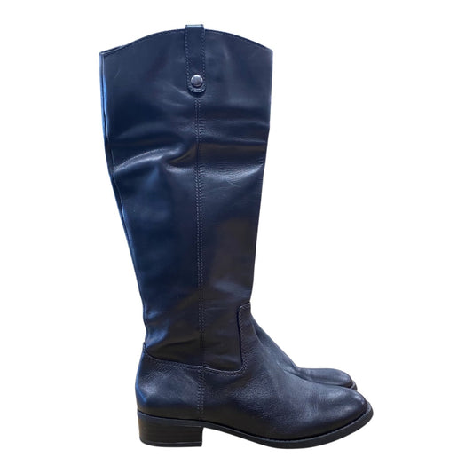 Boots Knee Flats By International Concepts In Black, Size:8