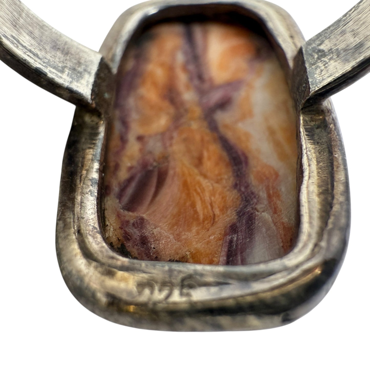 Sterling Silver & Agate Statement Ring, Size: 9