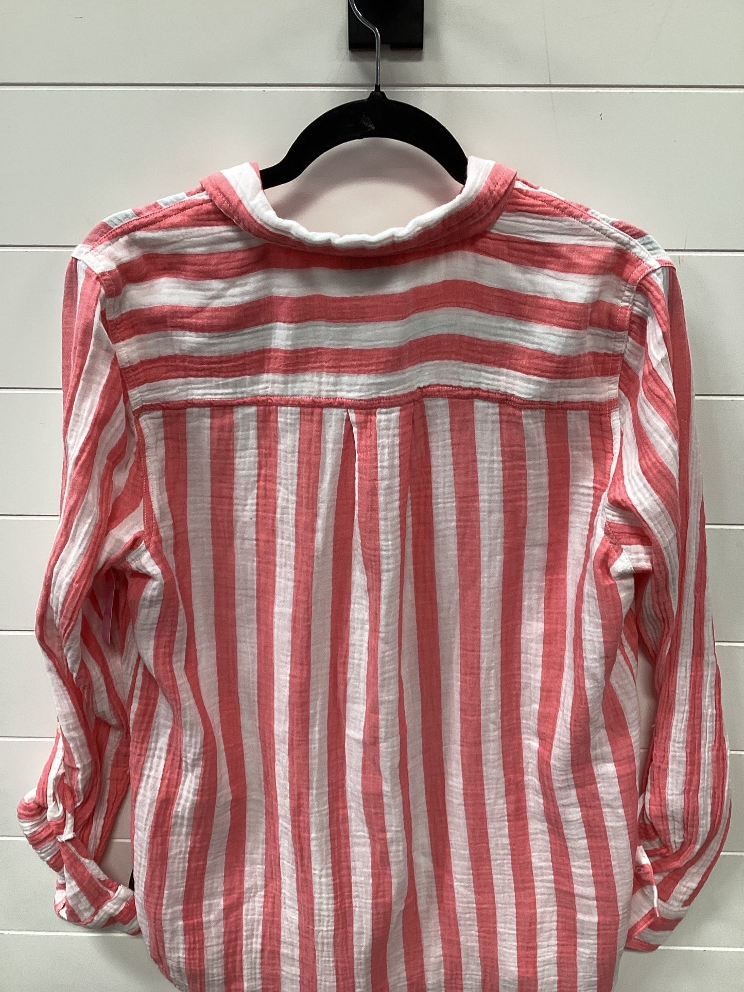 Top Ls By St Johns Bay In Pink & White, Size:L