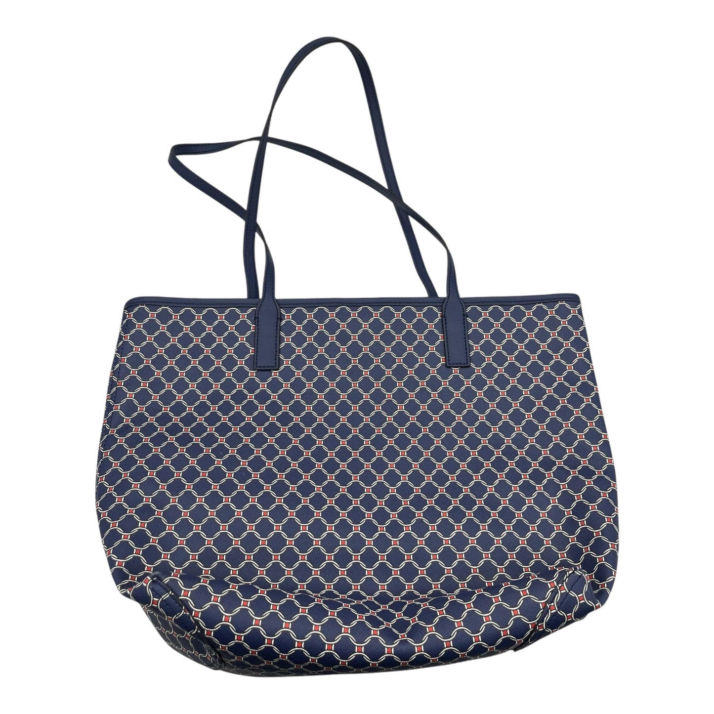 Handbag Leather By Talbots In Blue, Size:Large