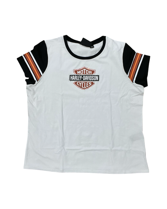 Top Ss By Harley Davidson In White, Size:2X