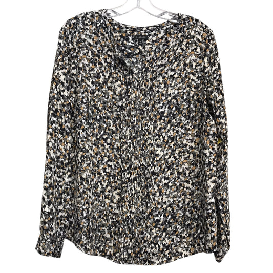 Top Ls By Talbots In Black & Grey, Size:M