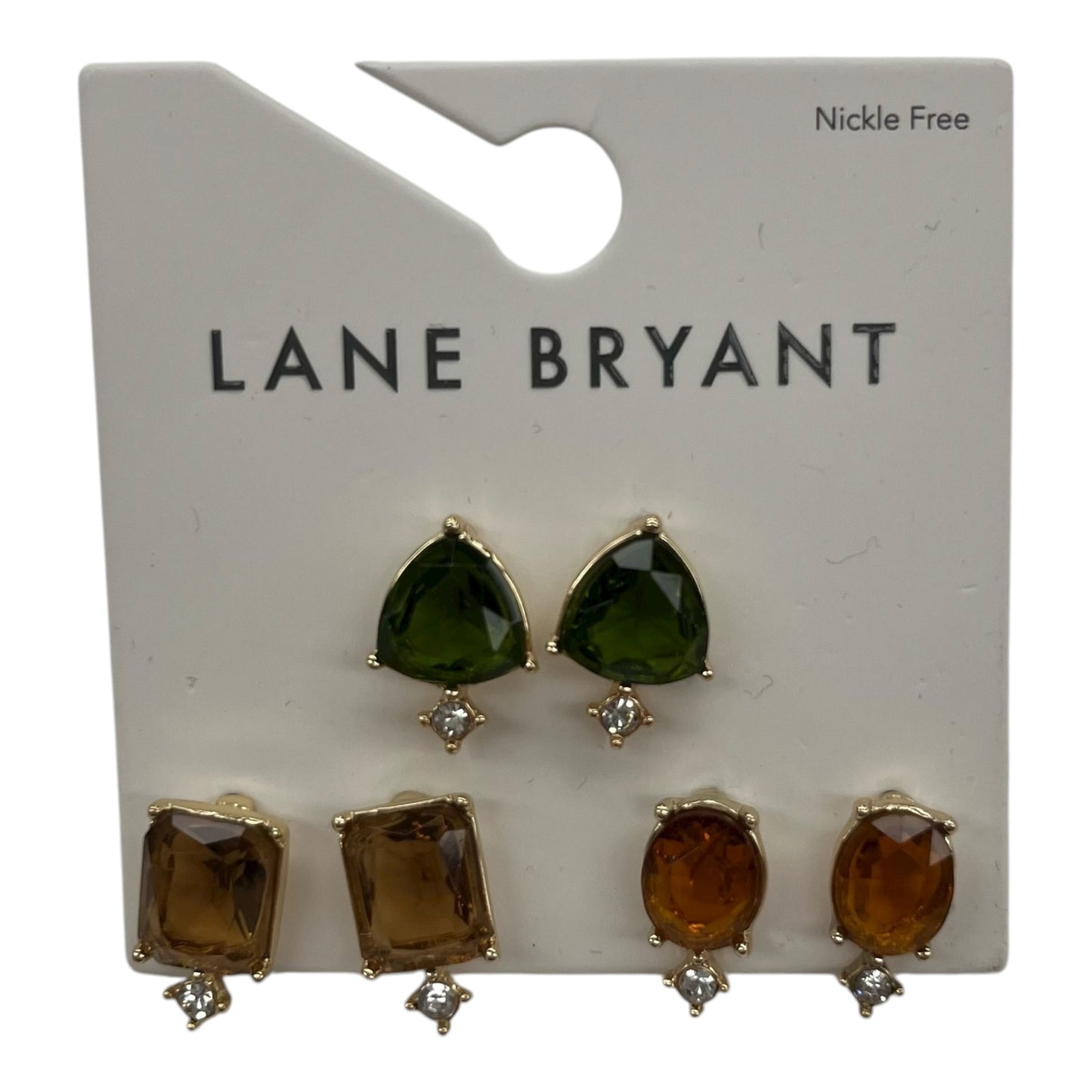 Earrings Stud By Lane Bryant In Multi, Size:03 Piece Set