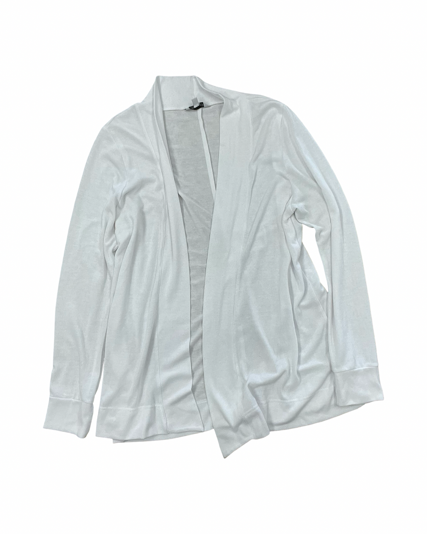 Cardigan By Clothes Mentor In White, Size:Xl
