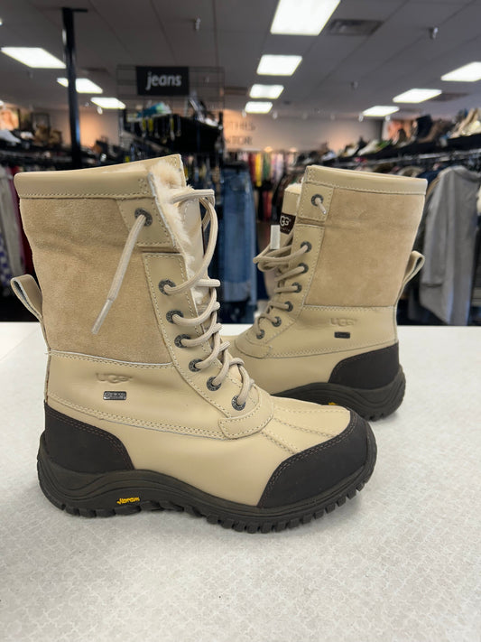 Boots Designer By Ugg In Cream, Size:7