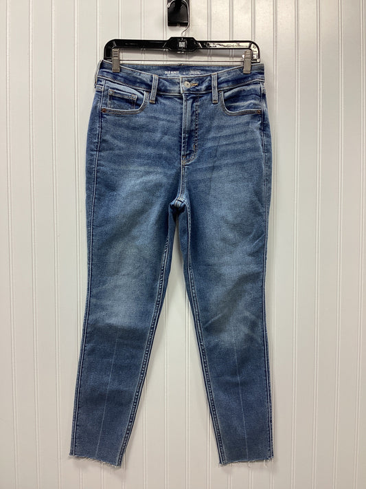 Jeans Skinny By Old Navy In Blue Denim, Size:6