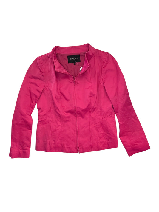 Jacket Designer By Lafayette 148 In Pink, Size:Mp