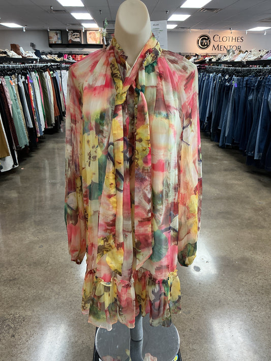 Dress Casual Short By Fashion Nova In Floral Print, Size:M