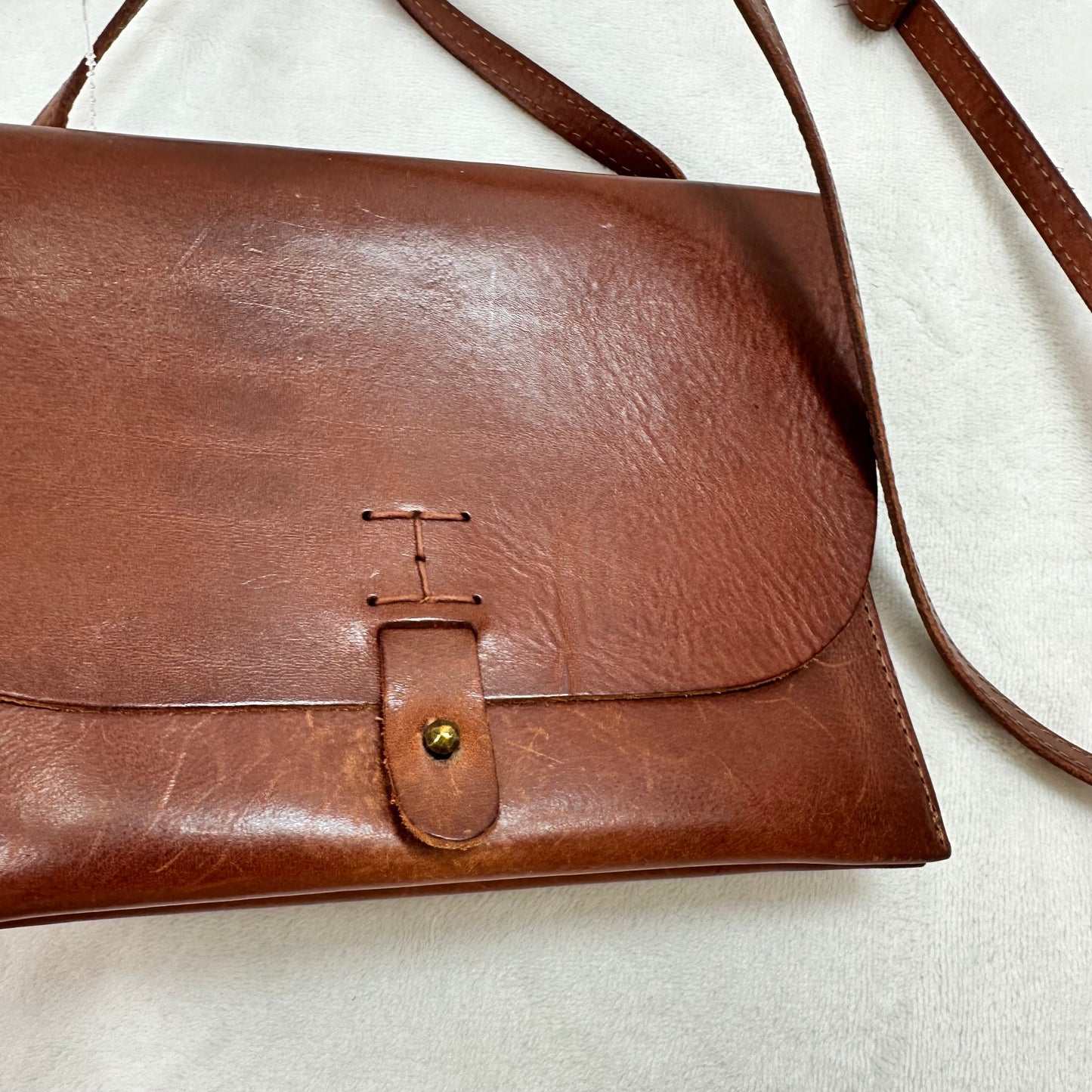 Leather Crossbody By Lucky Brand, Size: Small