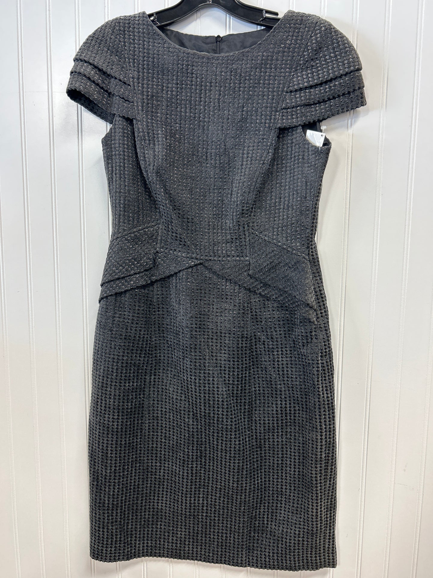 Dress Work By David Meister In Black, Size:4