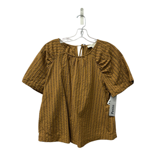 Top Ss By Loft In Brown, Size:Mp