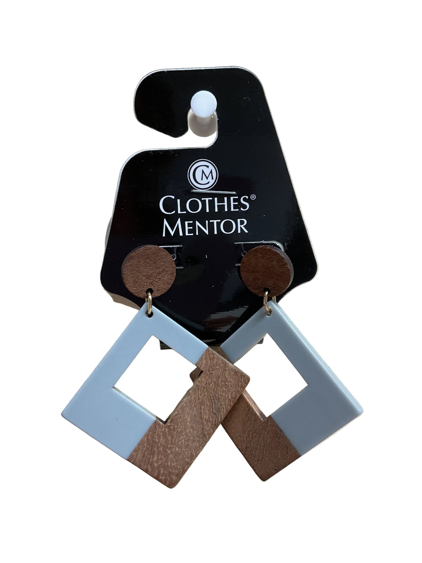 Earrings Statement By Clothes Mentor In Brown & Grey