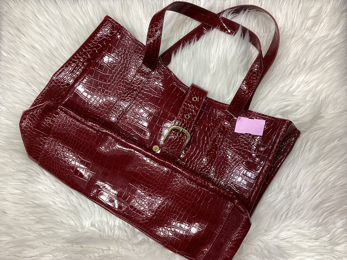 Handbag By Clothes Mentor In Red, Size:Large