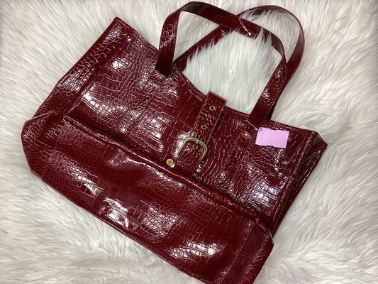 Handbag By Clothes Mentor In Red, Size:Large