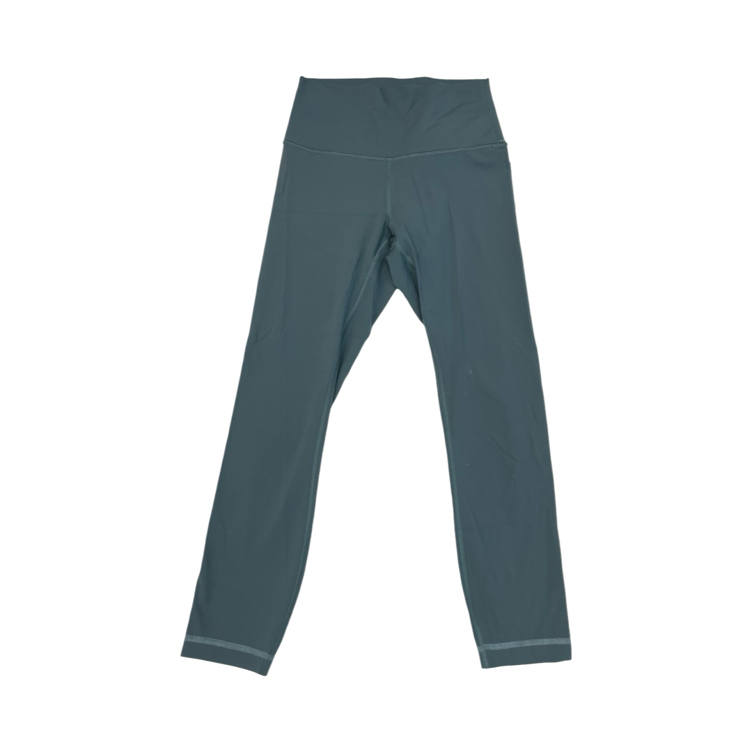 Athletic Capris By Lululemon In Teal, Size:6