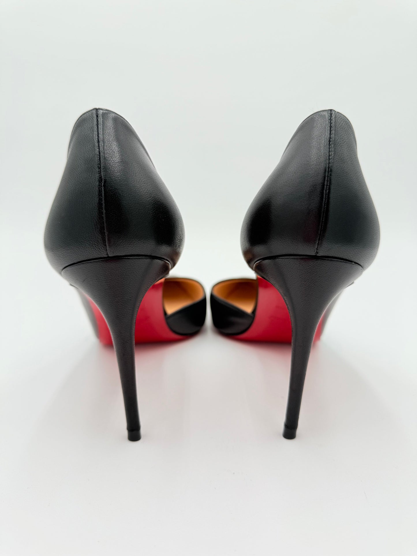 Shoes Luxury Designer By Christian Louboutin In Black, Size:9