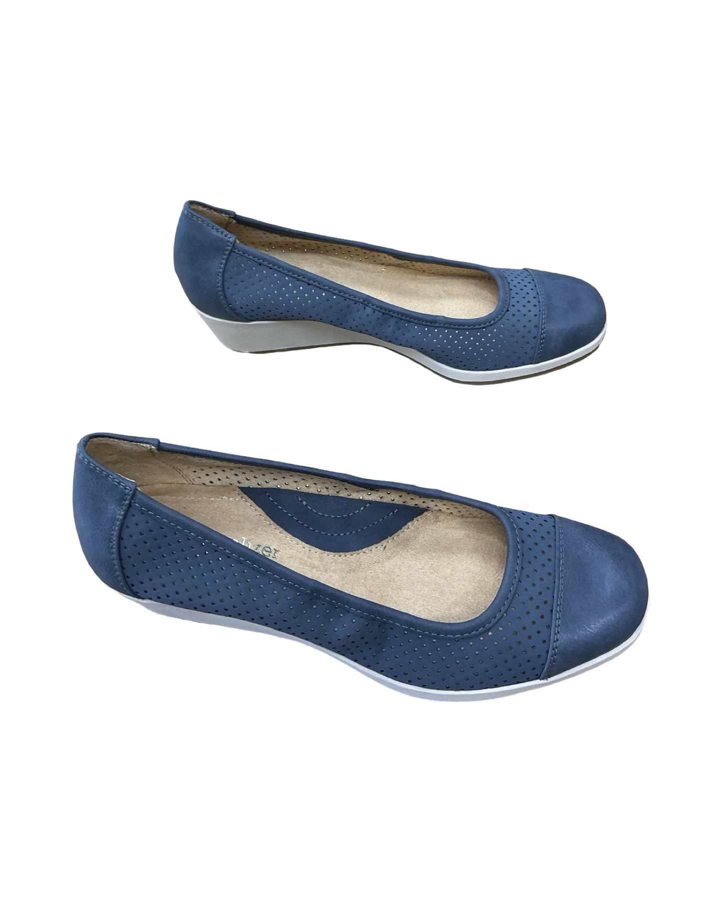 Shoes Heels Wedge By Naturalizer In Blue, Size:7