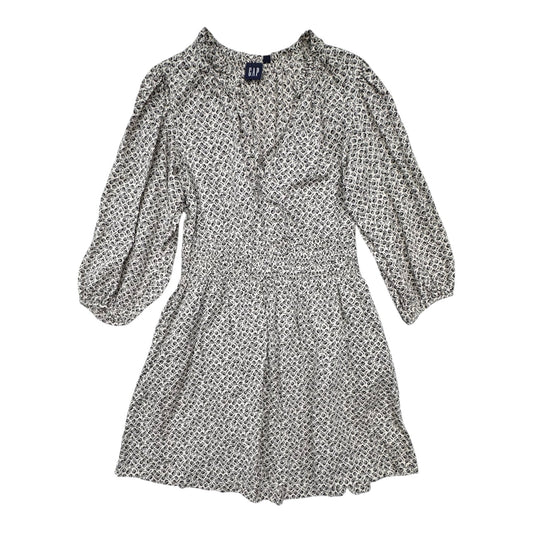 Dress Casual Midi By Gap In Black & White, Size:M