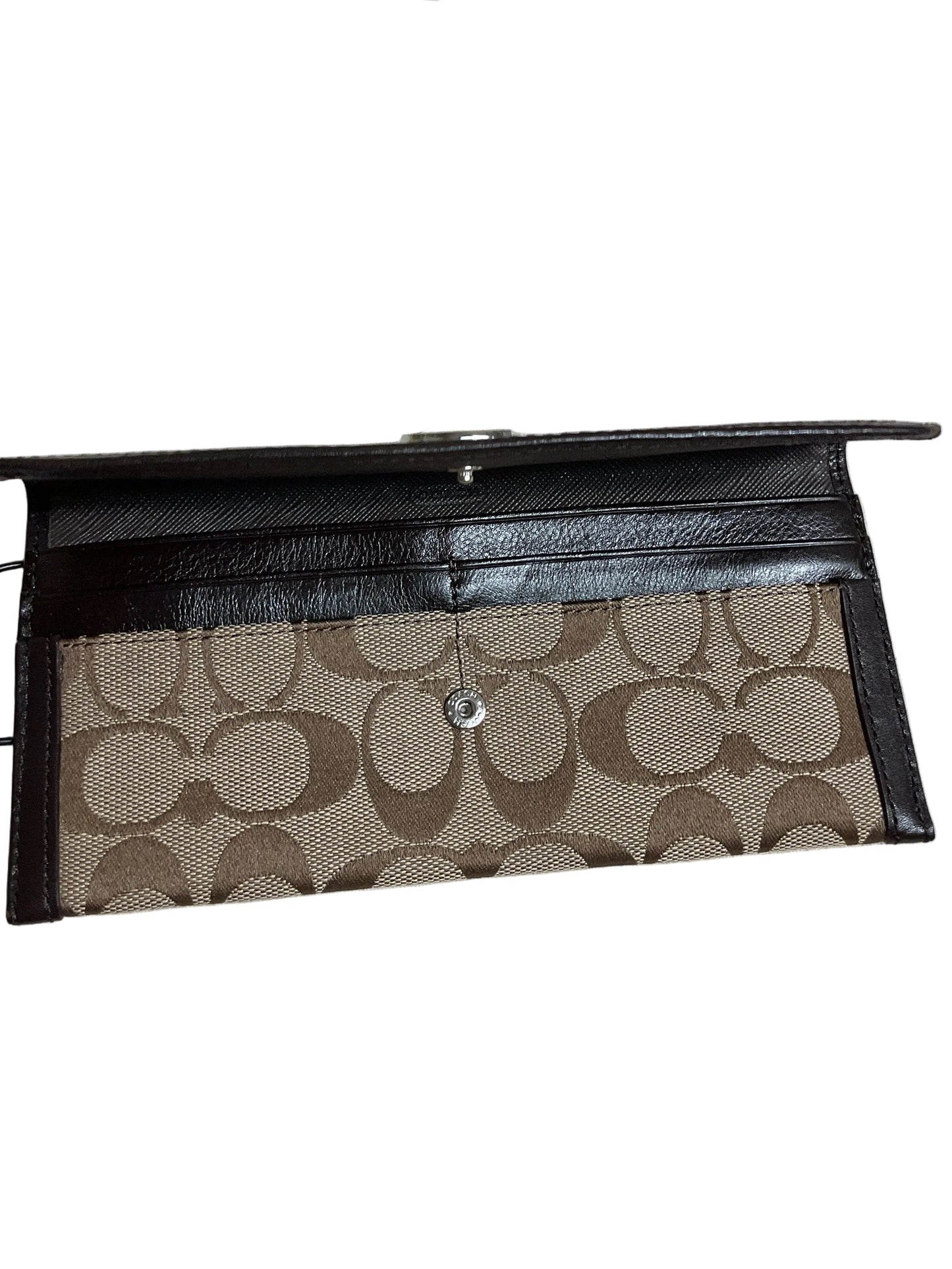 Wallet Designer By Coach In Brown, Size:Small