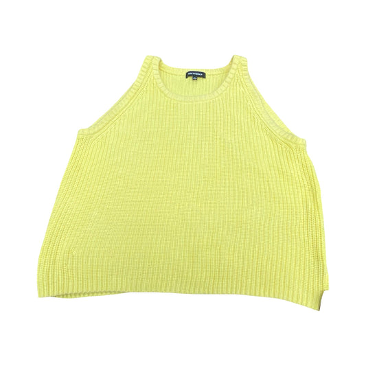 Vest Sweater By 525 America In Yellow, Size:M