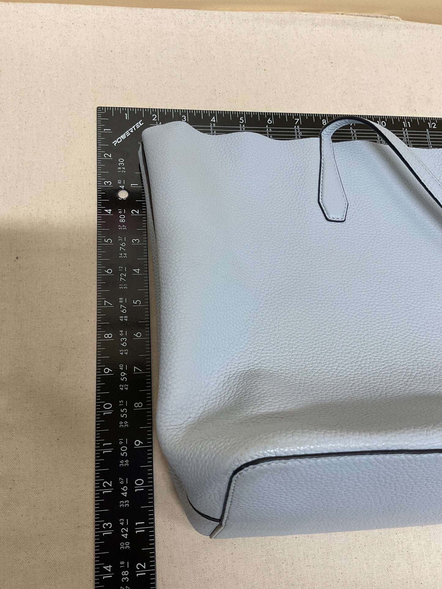 Handbag Designer By Tory Burch In Blue, Size:Large