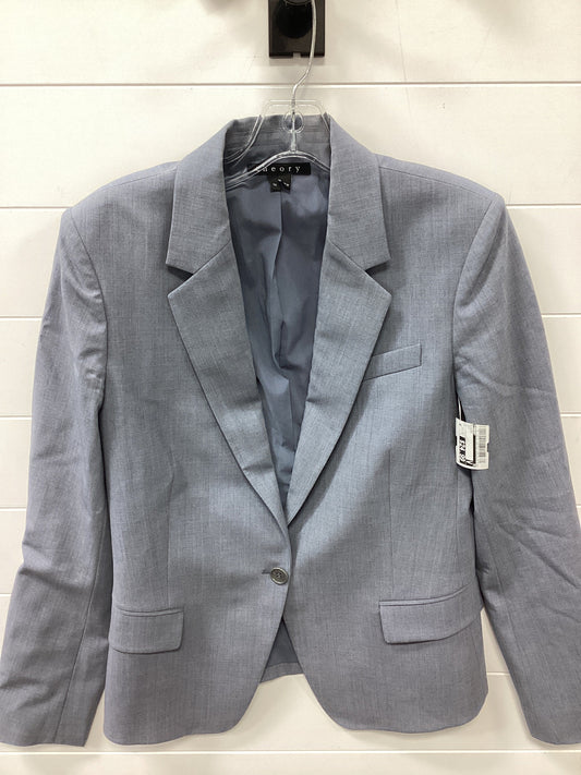 Blazer By Theory In Grey, Size:10