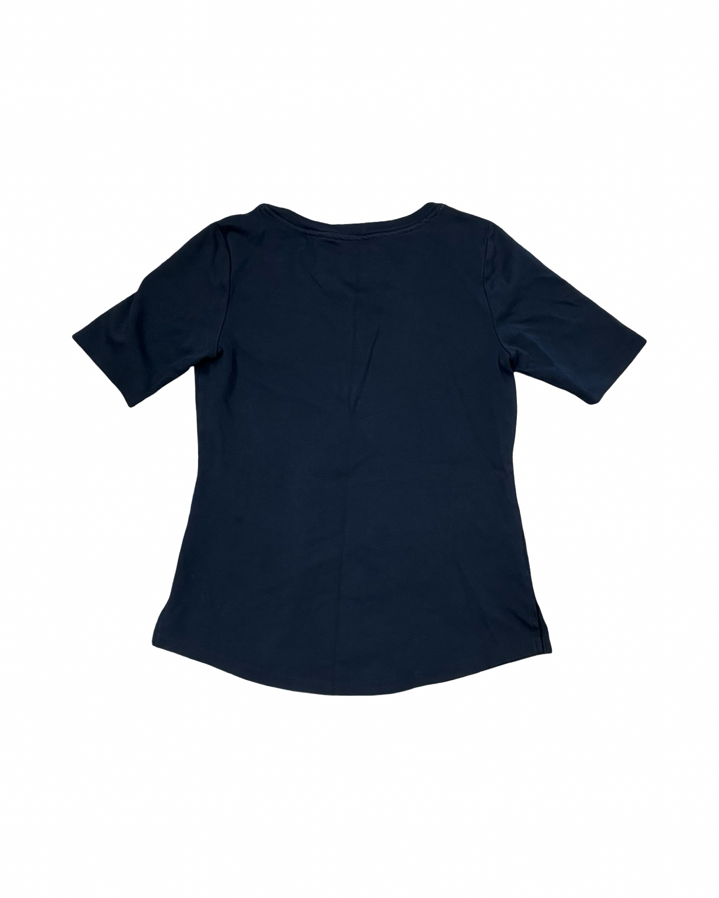Top Ss Basic By Isaac Mizrahi In Black, Size:Xs