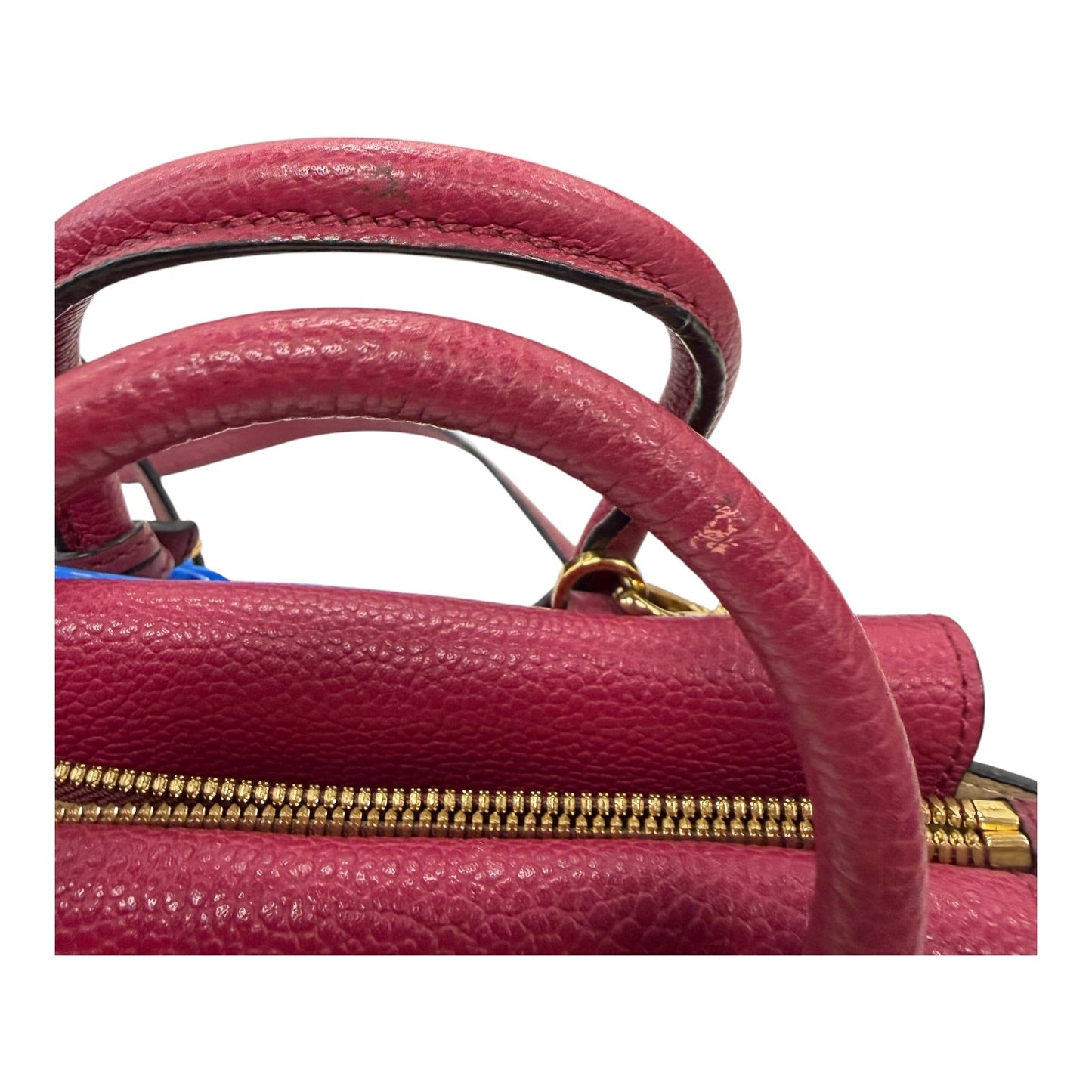 Handbag Luxury Designer By Mcm In Pink, Size:Small
