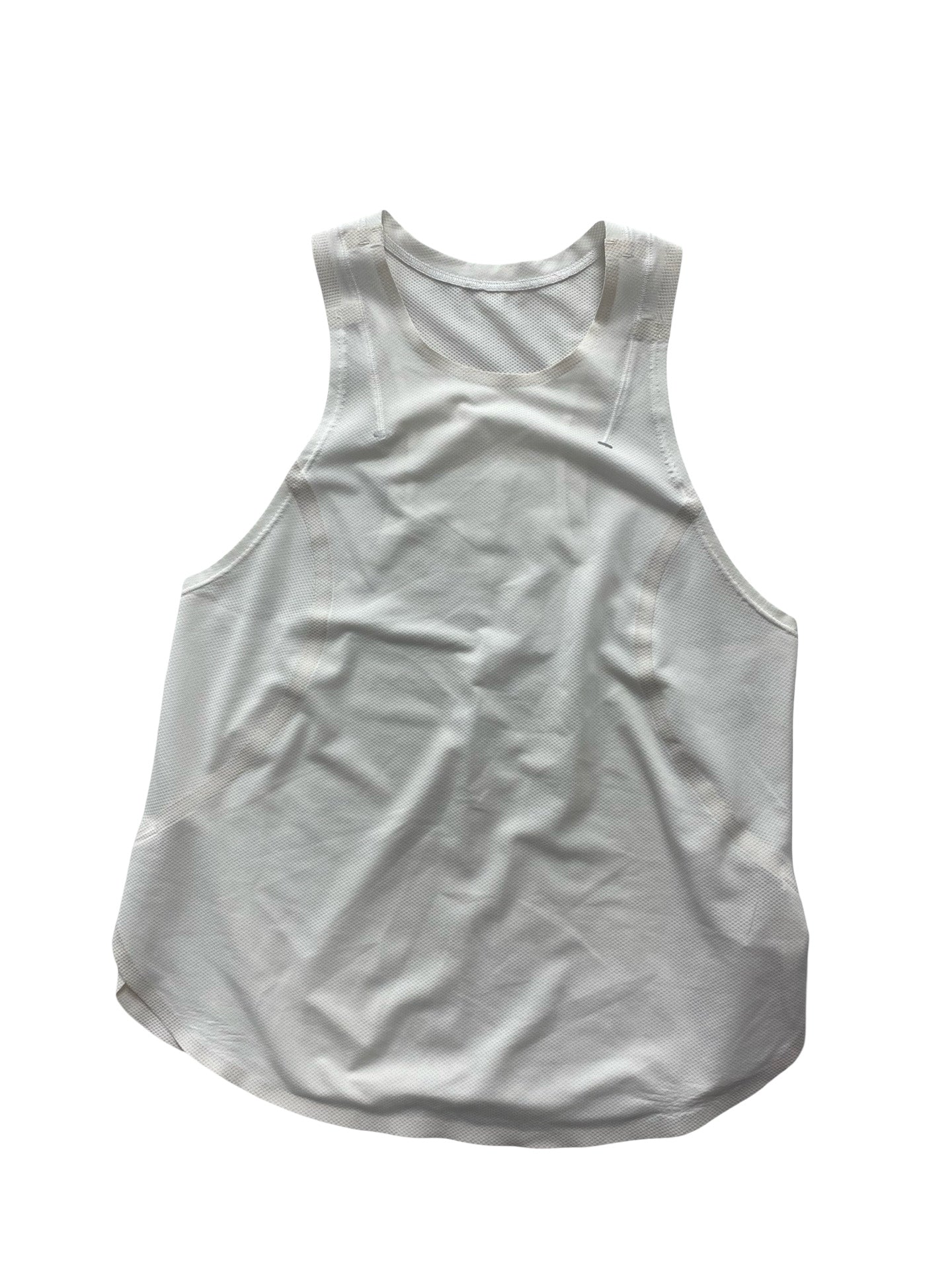 Athletic Tank Top By Lululemon In White, Size:S