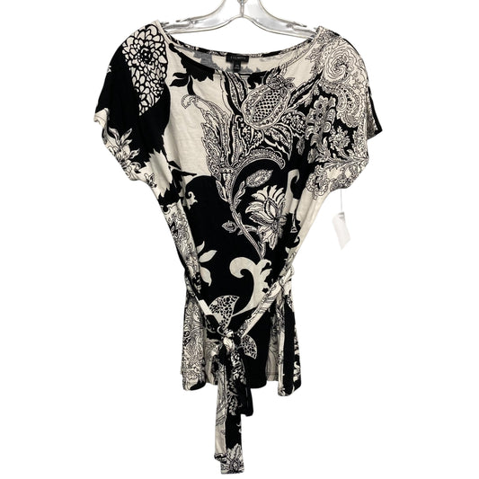 Top Ss By Talbots In Black & White, Size:Xs